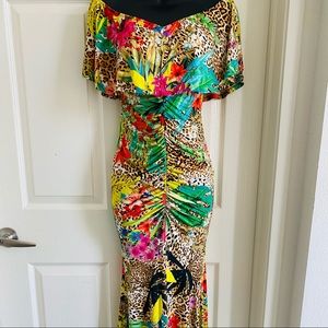 Fashion Nova floral animal print dress